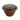 750ml Round Microwave Bowl Brown