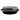500ml Oval Microwave Container Black