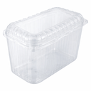 1000g Clear Hinged Plastic Fruit Punnet Clamshell