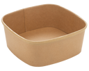 1000ml Square Kraft Deli Bowl