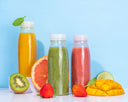 250ml Clear Plastic Juice Bottle & Cap