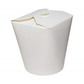 32oz Leakproof Paper Noodle Box White