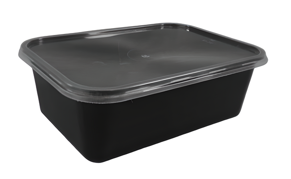 750ml Black Microwave Container