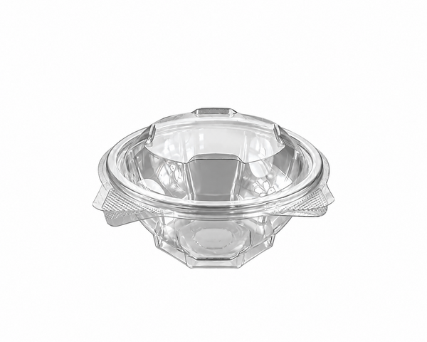 500ml Clear Hinged Salad Bowl Round