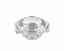 500ml Clear Hinged Salad Bowl Round