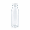 500ml Empty Clear Plastic PET Bottle with lid