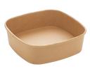750ml Square Kraft Deli Bowl