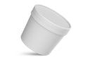 8oz Paper Soup Container with Lid White