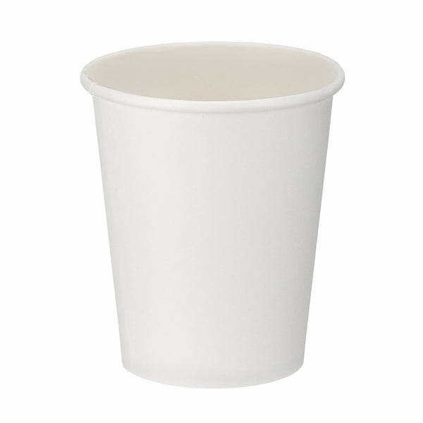 8oz Single Wall White Paper Cup