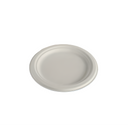 6" Bagasse Plate White