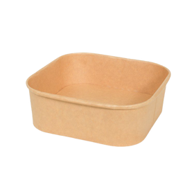 24oz Kraft Paper Food Bowl Square