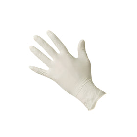 Latex Glove [Powder Free] White 1x100