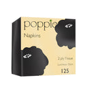 Poppies Black Napkin 33cm