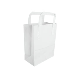 S White Paper Carrier Bag