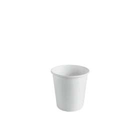 Single Wall Paper Cup White (4oz) 1x1000