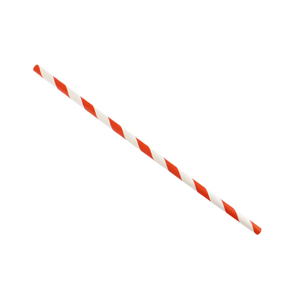 Red & White Paper Straw [6mm]