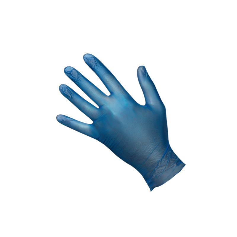 Vinyl Glove (Powder Free) Blue 1x100