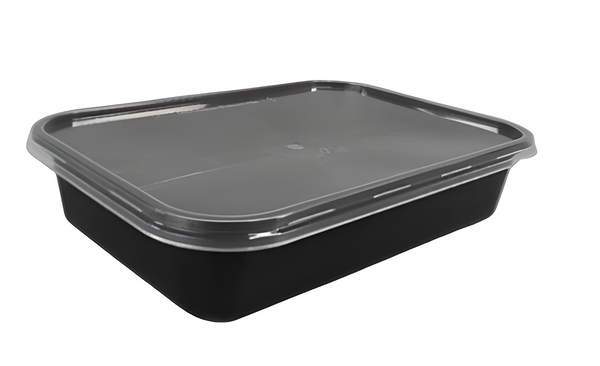 500ml Black Microwave Container
