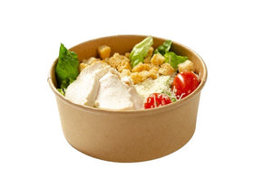 Kraft Paper Bowls 1000cc - DW PACKAGING LTD