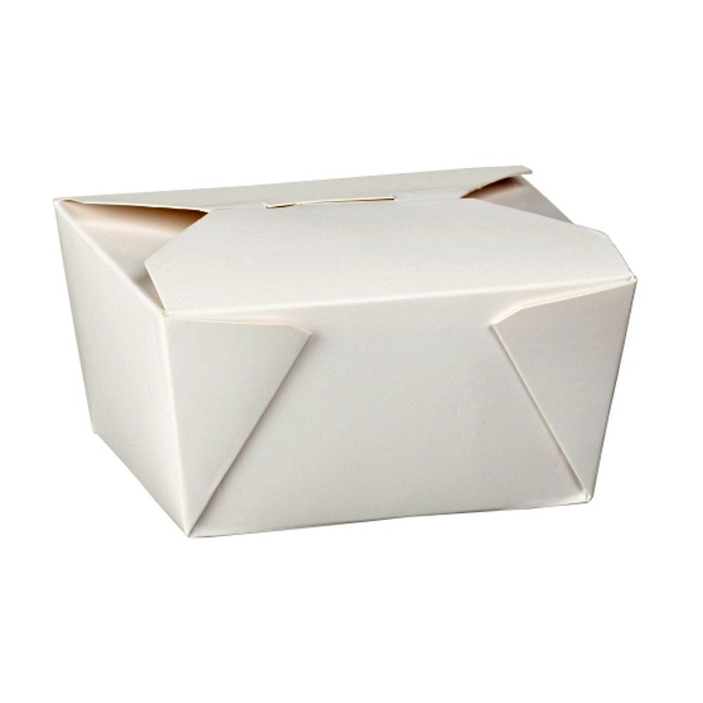 No1 Leakproof Paper Food Container White