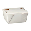 No1 Leakproof Paper Food Container White