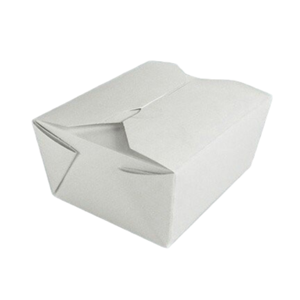 No1A Leakproof Paper Food Container White