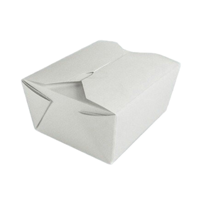 No1A Leakproof Paper Food Container White