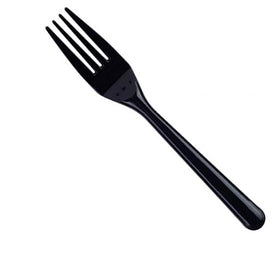 Plastic Fork Black