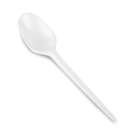 Plastic Spoon White 1x1000