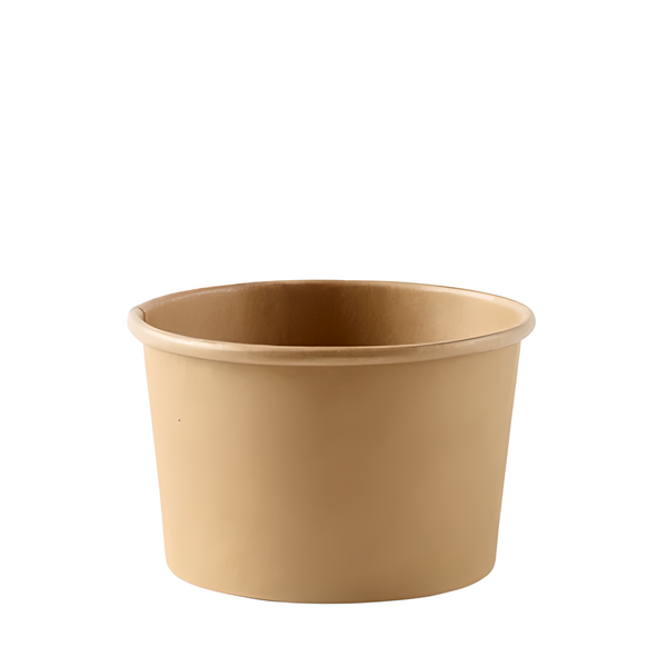 8oz Brown Paper Soup Container