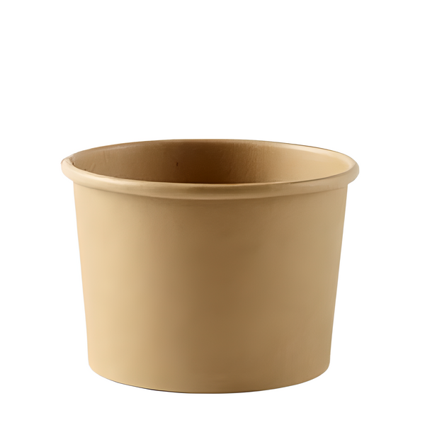 12oz Brown Paper Soup Container