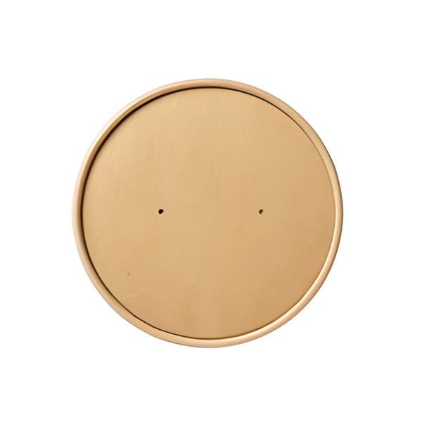 8-16oz Brown Paper Soup Container Lid