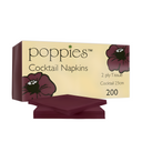 Poppies Bordeaux Napkin 24cm