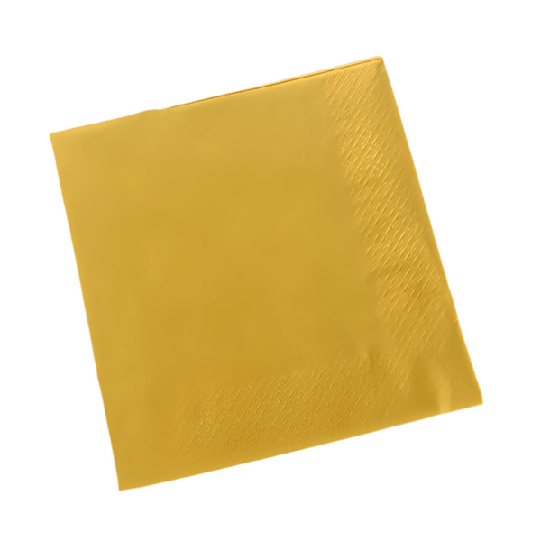 Poppies Yellow Napkin 33cm