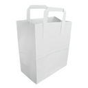 Medium White Paper Carrier Bag