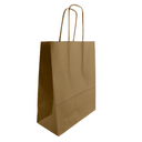Small Brown Twisted Handle Paper Bag