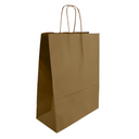 Medium Brown Twisted Handle Paper Bag