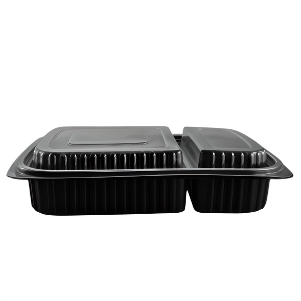 750ml Microwave Container 2-Compartment