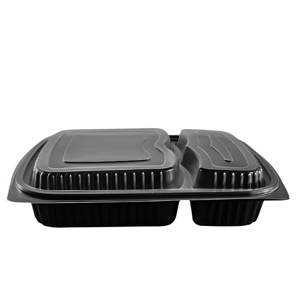 1250ml Microwave Container 2-Compartment