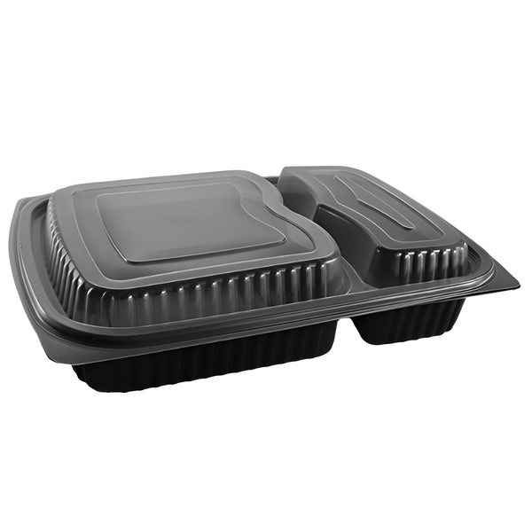 1250ml Microwave Container 2-Compartment