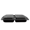 1000ml Microwave Container 2-Comp 50/50 Split