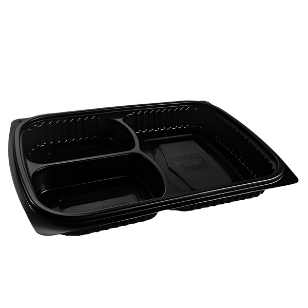 1000ml Microwave Container 3-Compartment