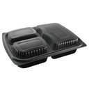 1250ml Microwave Container 3-Compartment