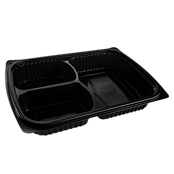 1250ml Microwave Container 3-Compartment