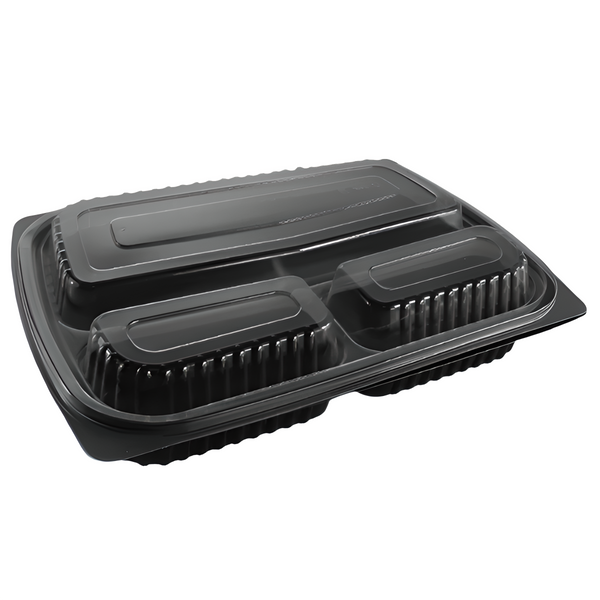 1000ml Microwave Container 3-Compartment
