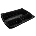 1000ml Microwave Container 3-Compartment