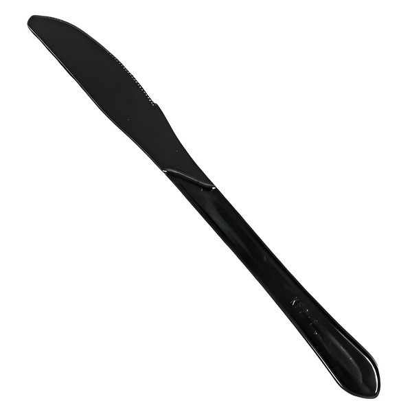 Black Plastic Knife