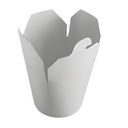 26oz Leakproof White Noodle Box