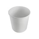 12oz White Paper Soup Container & Lid