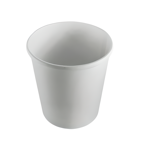 16oz White Paper Soup Container & Lid